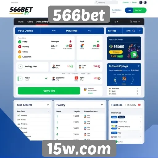 Interface e experiência do usuário no site 566bet